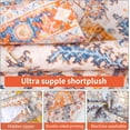 thumbnail image 4 of Boho Pillow Covers 12"x20" Set of 2 Carpet Orange Vintage Throw Pillow Case Soft Rectangle Decorative Pillowcases for Home Decor Sofa Car Living Room, 4 of 6