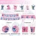 thumbnail image 2 of Set de fiesta de 88 piezas de Stitch rosa de Lilo y Stitch, 2 of 8