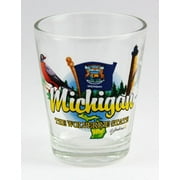 Michigan Wolv ST Elem Shot Glass