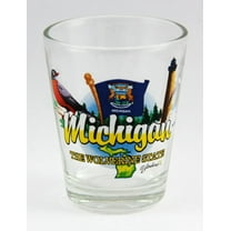 Michigan Wolv ST Elem Shot Glass