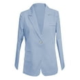 thumbnail image 5 of Casual Blazers for Women 2025 Long Sleeve Notch Lapel Collar Slim Fit Business Casual Work Office Jacket, 5 of 7