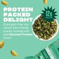 thumbnail image 3 of Edamame Beans Snack (Seaweed Furikake) - Crunchy and Dry Roasted Edamame Beans - High Protein Snacks, Keto and Vegan Healthy Snacks for Adults & Low Carb Asian Snack 0.9 oz (Pack of 8), 3 of 5