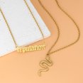 thumbnail image 3 of Tendencias de moda collar de serpiente para mujer collar de serpiente de oro collar de héroe amante, 3 of 5