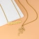 thumbnail image 4 of Tendencias de moda collar de serpiente para mujer collar de serpiente de oro collar de héroe amante, 4 of 6