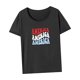 thumbnail image 5 of Camiseta para Mujer Verano Cuello Redondo Ropa Deportiva Ropa Deportiva Tops de Verano para Calle SG, 5 of 7