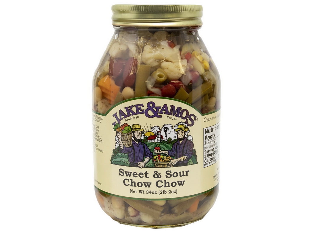 (Price/Case)Jake & Amos J&A Chow Chow 12/34oz, 445521