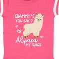 thumbnail image 4 of Inktastic Grammy's You Say Alpaca My Bags Boys or Girls Baby Bodysuit, 4 of 5
