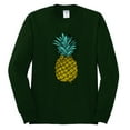 thumbnail image 2 of Wild Bobby, Trendy Tropical Pineapple, Fashion, Men Long Sleeve Shirt, Forest Green, 3X-Large, 2 of 4