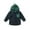 Green, variant on Tbopshirt Toddler Girls Winter Coats,Hooded Kids Coats Toddler Baby Boys Clothes Multicolour Hooded Button Long-sleeved Shirt