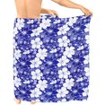 thumbnail image 2 of HAPPY BAY Men's Pareo Swim Trunk Surfing Sarong Long Beach Wrap One Size Blue-B708 Summer Vacation Party, 2 of 4