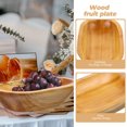 thumbnail image 3 of Wood Dish Bowl Fruit Plate Snacks Decor Wooden Bowls Mango Qiopertar The Living Room Jewelry Trinket, 3 of 6