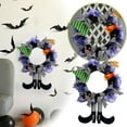 thumbnail image 1 of Halloween Witch Themed Wreath With Magical Lights 216 Inch Door Hanging For Home And Party Celebration, 1 of 5