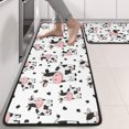 thumbnail image 2 of Kitchen Rugs Sets Of 2,White Cow Family Spot Pattern Anti Fatigue Kitchen Mat Rugs Non Slip Washable,Decorative Kitchen Floor Mats for Kitchen,Sink,Laundry,17"x47"+17"x47", 2 of 5