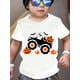 thumbnail image 1 of Halloween T-shirt - Youngsters' Halloween Pumpkin Truck & Bat Cartoon Print T-Shirt - Comfy Polyester Blend, Short Sleeve, Round Neck, Machine Washable - Perfect for Spring/Summer/Fall, 1 of 6