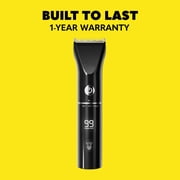The Beard Club Precision Beard Trimmer for Men, 8 Guides with 45 Trim Settings Travel Barber Trimmer, Cordless Rechargeable Beard & Hair Trimmer