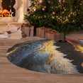 thumbnail image 6 of Yiaed Golden White Fire Dragon Print Christmas Tree Skirt , Tree SkirtsTree Mat for Christmas Winter Holiday Indoor Decorations-30", 6 of 7