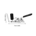 thumbnail image 2 of TABLZONE 1Pair Plated Silver Hand Brake Replacement for Wheelchair with Side Mount Design and Antislip Safety Feature, 2 of 5