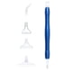 thumbnail image 3 of Punta Taladro Pluma Artesanía de bricolaje Puntada de diamantes de imitación Pluma de pintura Herramienta de perforación de bordado de metal, Azul Jumpingount HA004985-03, 3 of 6