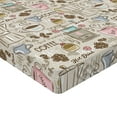thumbnail image 2 of Ambesonne Vintage Fitted Sheet 2 Pcs Set, Coffee Espresso Machine, Queen, Pale Pink Beige, 2 of 3