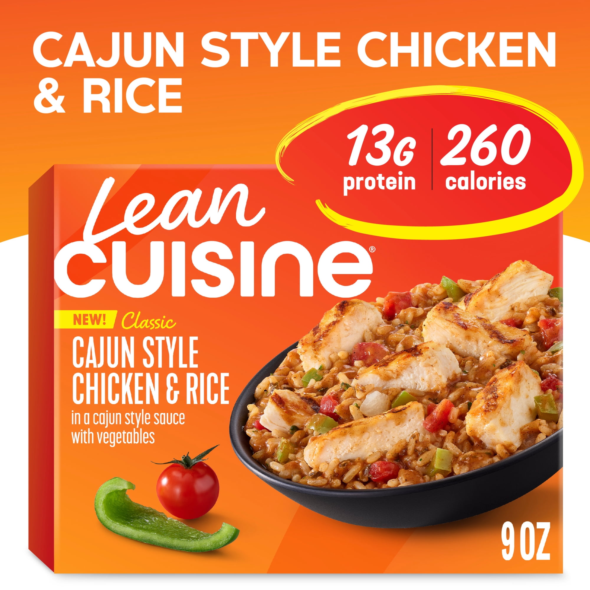 Lean Cuisine Cajun Style Chicken and Rice, Frozen Lunch or Dinner Frozen Meals 9 oz