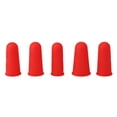 thumbnail image 1 of Antideslizante Pistola de pegamento caliente Tapas para dedos Funda de silicona para dedos Rojo 5 piezas Ehuebsd  Libre de BPA, 1 of 8