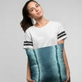 thumbnail image 4 of Plutus Teal Fluffy Fields Animal Faux Fur Luxury Throw Pillow - Double sided 24" x 24", 4 of 5