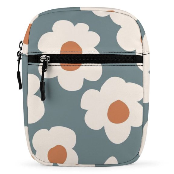 Small Body Bag 6.7×7.9×2.2in Easy To Carry Light Portable And Durable For Shopping Going To Work Dating Running Cycling Daily Travel Seamless Gender Neutral Baby Floral