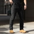 thumbnail image 2 of Awwp Mens Pants, Stretch Cargo Pants Lightweight Casual Hiking Outdoor Work Pants for Men Black XXXL, 2 of 5