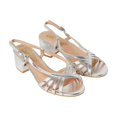thumbnail image 1 of Good For The Sole Womens Candy Lattice Sling Back Medium Block Heel Sandals, 1 of 4