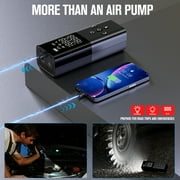 GOOLOO AP150 Cordless Tire Inflator Portable Air Compressor, 150 PSI Air Pump for Car Tires, 6000mAh Battery Powered, Auto Shutoff with Digital Pressure Gauge & LED Light