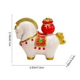 thumbnail image 6 of Outoloxit Elegant Christmas Horse Ornament, Resin Figurine for Holiday Decor, Modern Living Room TV Cabinet Bookcase Art Decoration, 6 of 6