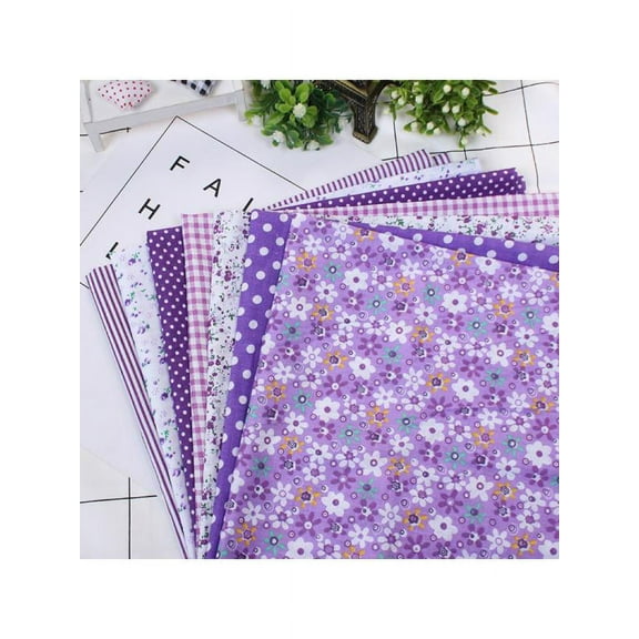 Clearance!!!9.8" x 9.8" (25cm x 25cm) No Repeat Design Printed Floral Cotton Fabric for Patchwork, Sewing Tissue to Patchwork,Quilting Squares Bundles