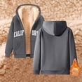 thumbnail image 3 of Fleece Lined Hoodies for Women 2025 Zip Up Thick California Hoodie Jacket with Pockets Hooded Sweatshirt Pullover Tops, 3 of 6
