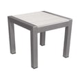 thumbnail image 2 of Pangea Home Joseph 4-piece Aluminum Patio 2 Loungers and 2 Side Tables in White, 2 of 2