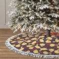 thumbnail image 3 of Christmas Tree Skirt, Cute Small Farm Birds Christmas Tree Decorations Indoor, Tree Skirts Mat With Tassel Trim for Halloween New Year Holiday Christmas Party Decor 30 Inches, 3 of 7