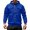 Blue, variant on Men's Classic American Style Zip Up Hoodie with Front Pocket Long Sleeve Crewneck Lightweight Cardigan