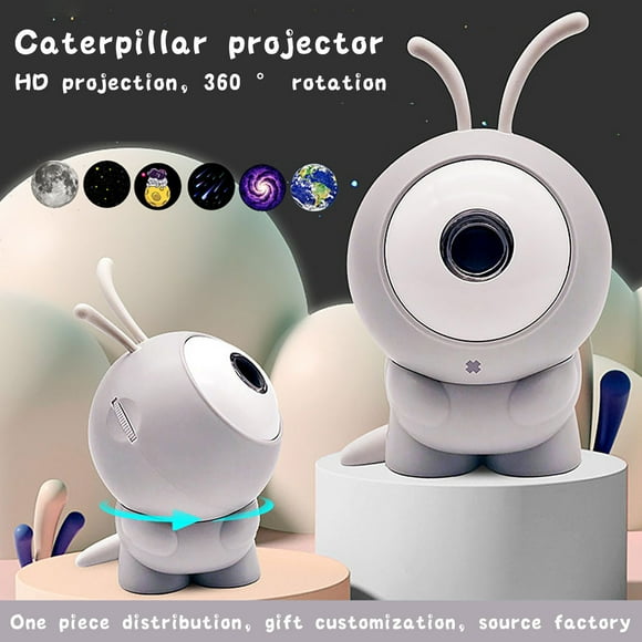 Ganfancp Star Projector Lamp, Flexible Rechargeable Star Sky Moon Light Projector, Bedroom Decor Star Projector 360 Degree Rotation Lamp Ceiling Lights for Kids Bedroom, Unique Gift for Men Women