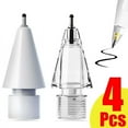 thumbnail image 2 of Pointes de Crayon en Silicone de Remplacement pour Apple Pencil 1/2 Stylet Résistant à l'Usure pour IPencil 1/2 4B 2B Crayon de Rechange Silencieux Blanc 4B 1PCS, 2 of 6