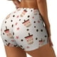 thumbnail image 1 of Fotbe Milk Tea Shorts Sin Costuras – Shorts Deportivos de Cintura Alta para Mujer, Elásticos para Gimnasio, Yoga, Running o Ciclismo-X-Large, 1 of 8