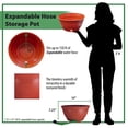 thumbnail image 2 of Expandable Hose Hider with Rustic Terracotta Expandable Hose Storage Pot, 2 of 5
