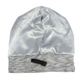thumbnail image 1 of Qarigey Gorro elástico con estilo, gorros, tocados, tocados clásicos ajustables, ropa, turbante apilable Multicolor Sombreros Gris claro, 1 of 6