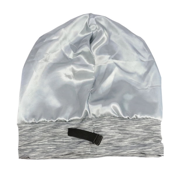 Qarigey Gorro elástico con estilo, gorros, tocados, tocados clásicos ajustables, ropa, turbante apilable Multicolor Sombreros Gris claro