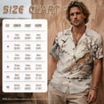 thumbnail image 4 of FOR U DESIGNS Tiger Tree Bird Print Matching Outfits for Couples Linen-Like Casual Men's Button Down Shirt and Women's Sleeveless Dress for Beach Party, 4 of 7