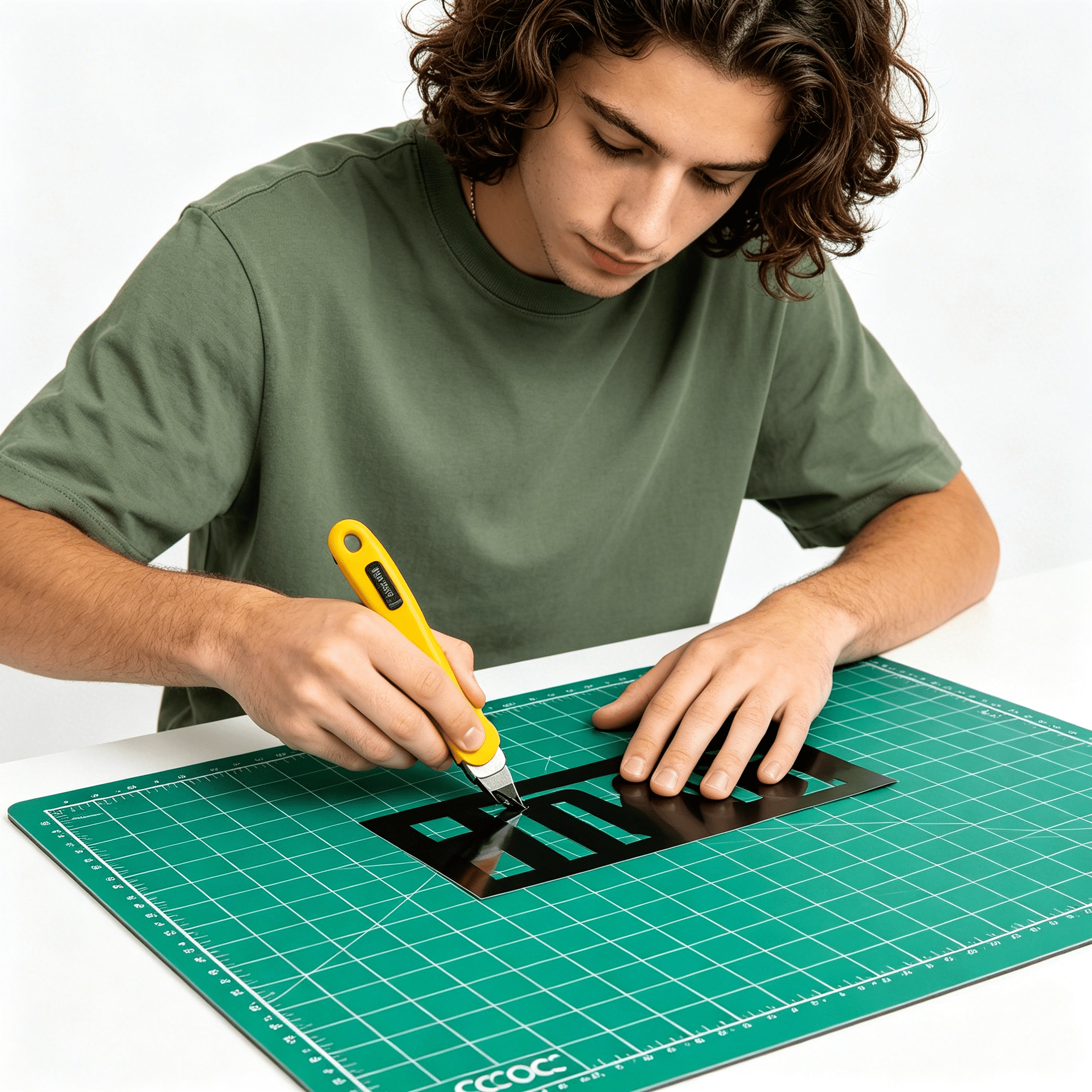 CCOCC 2026 New 3Pcs Cutting Mat Anti-Slip Design Self Healing Cutting Mat Wide Application Cutting Matts for Sewing Professional Tool Green