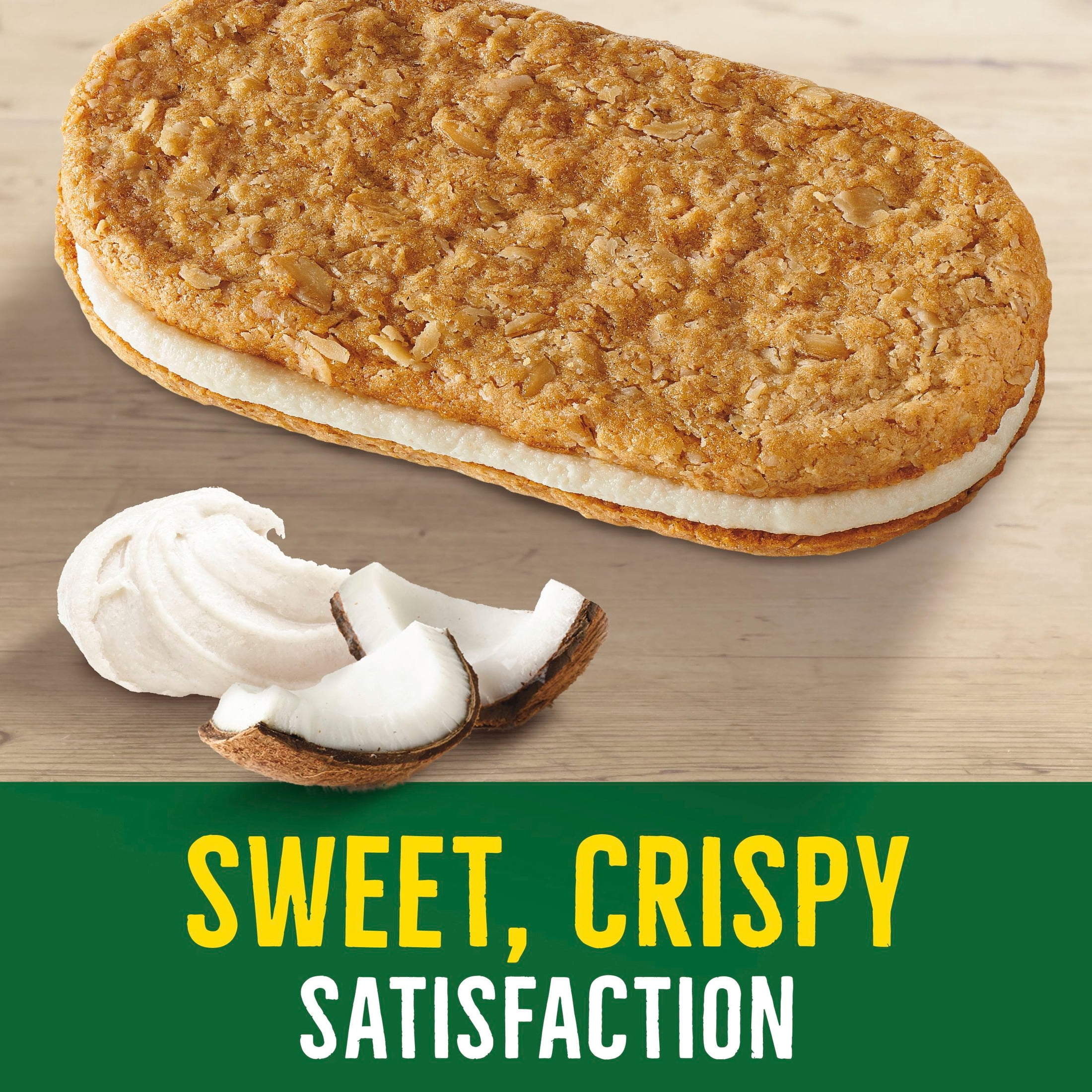 (3 pack) Nature Valley Biscuit Sandwiches, Coconut Butter, Snack Bars, 10 Bars, 13.5 oz