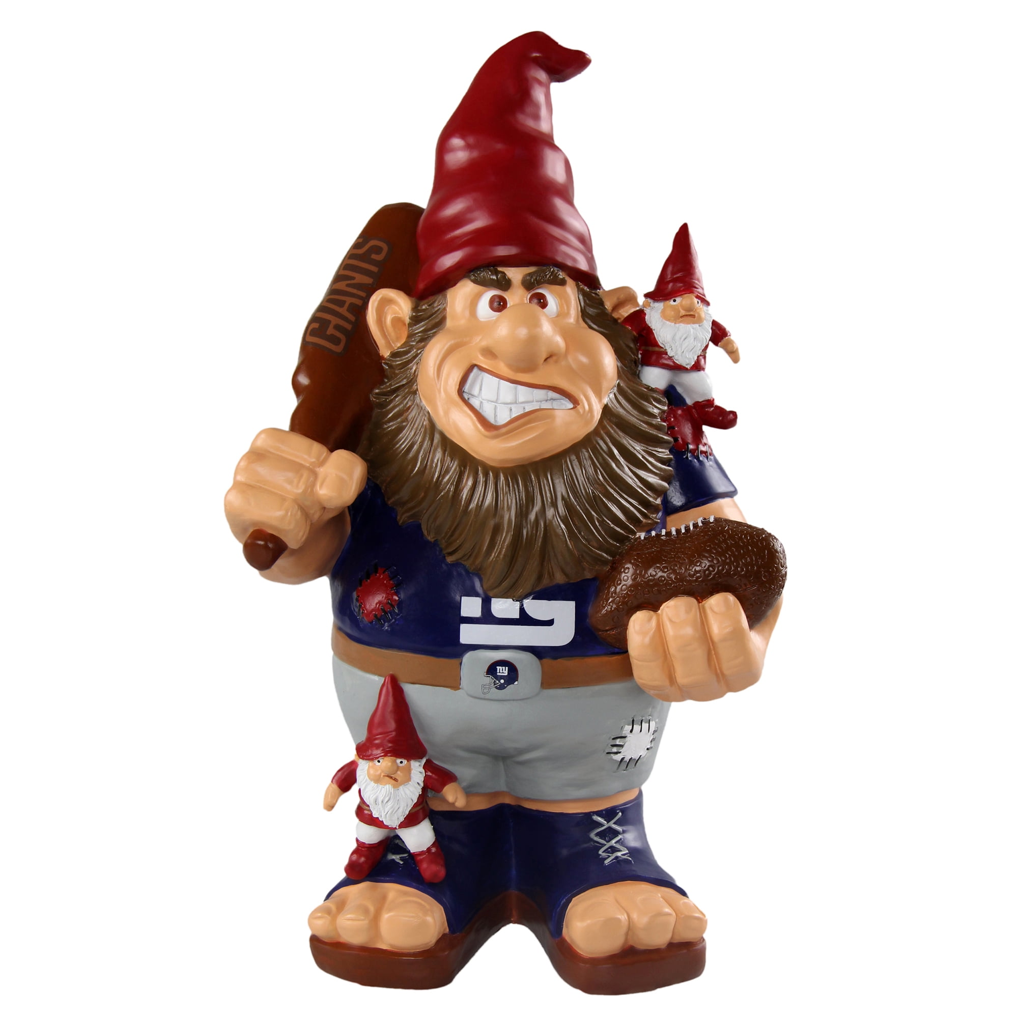 Forever Collectibles NFL Caricature Garden Gnome, New York Giants