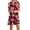 Red womens dresses, variant on Usmixi Dresses for Women 2025 Fashion Loose Swing Tunic Tshirt Mini Dresses Short Sleeve Round Neck Floral Print Summer Short Formal Dress Black xxxl Under $5
