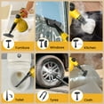 thumbnail image 6 of LVL 350ml Handheld Steam Cleaner: Multi-Surface Steamer with 12 PCS Accessories Pressurized Natural Steam Cleaner for Home Cleaning Dirt, Grease, Grout, Tile, Floor, Couch and Car-Yellow, 6 of 8