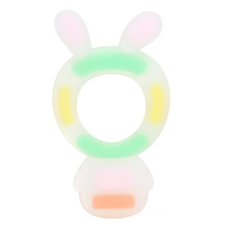 

Infant Teething Toy Cartoon Refrigerator Safe Reduce Finger Sucking Baby Toy For Newborn Pink Blue