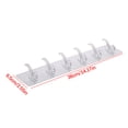 thumbnail image 3 of Giunmcul up to 45% Off 1pc MULTIFUNCTIONAL TRANSPARENT 6 HOOKS , Nail- Six-in-one Hook Is Strongly Attached To The Trace- Wall-mounted Coat Hook, 3 of 5